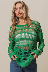 BiBi Langarm-Strick-Cover-up