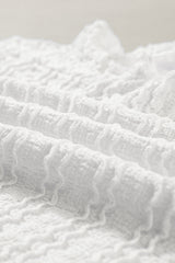 Strukturiertes Langarmshirt mit Rundhalsausschnitt
