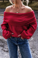 Carmen-Langarmpullover