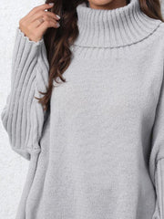 Rollkragenpullover mit langen Ärmeln