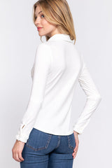 ACTIVE BASIC Langarm Fronttasche DTY gebürstetes Shirt