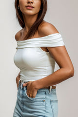 Carmen-Kurzarmbluse