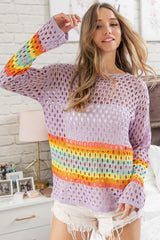 BiBi Regenbogenstreifen hohler Cover-Up