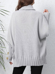 Rollkragenpullover mit langen Ärmeln