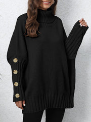 Rollkragenpullover mit langen Ärmeln
